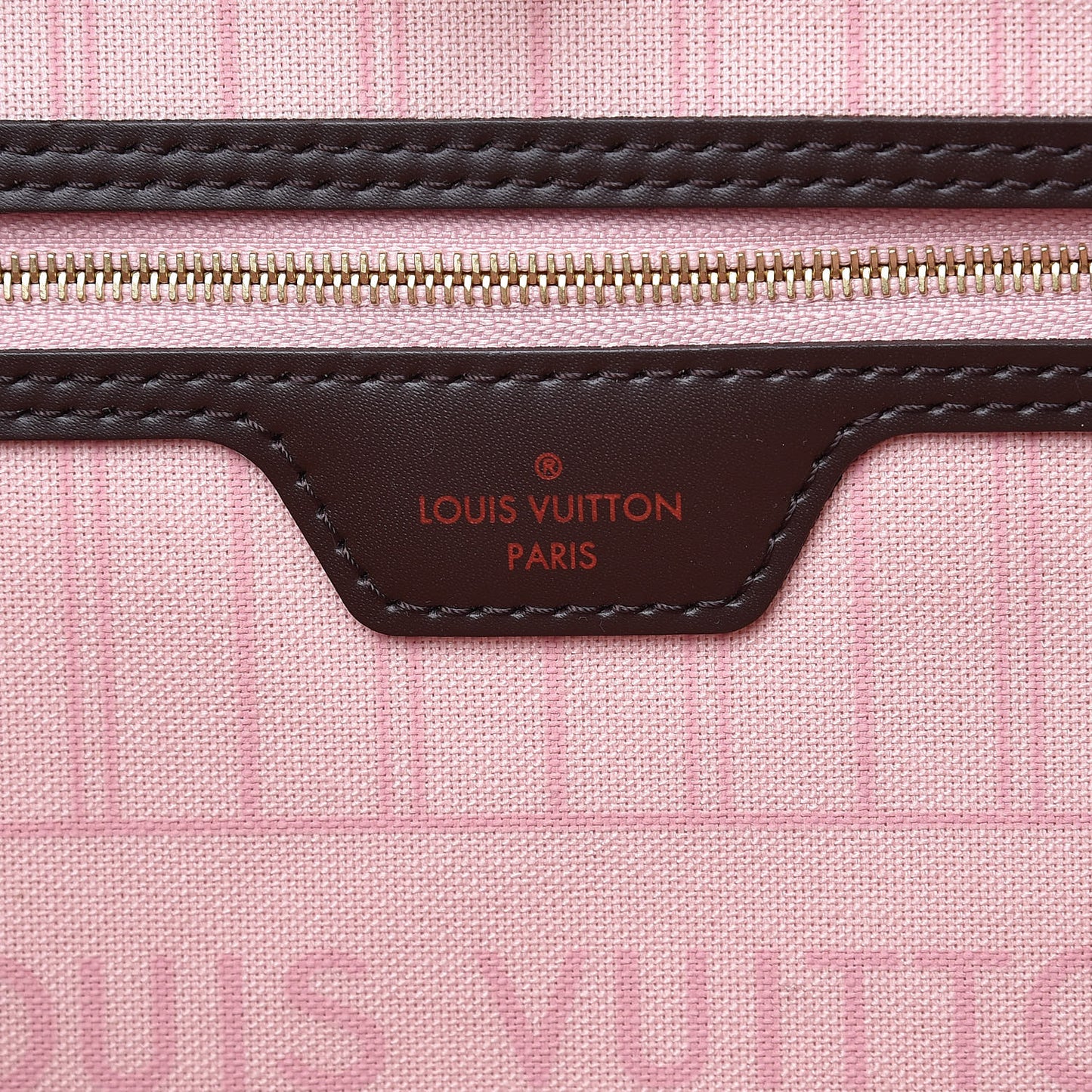 Damier Ebene Neo Neverfull MM Rose Ballerine