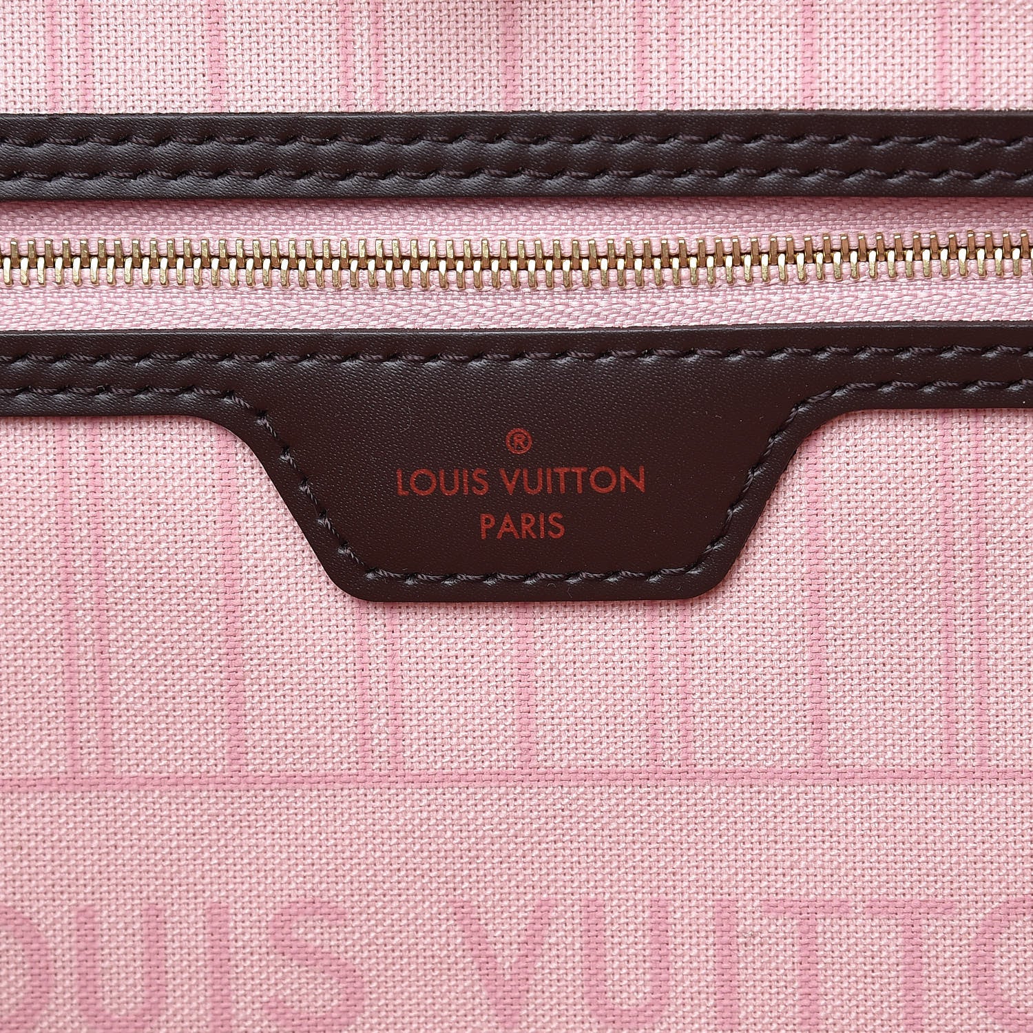 Louis Vuitton Damier Ebene Neo Neverfull MM Rose Ballerine 6 of 11