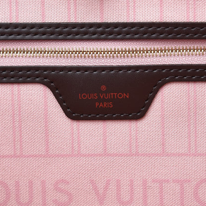 Louis Vuitton Damier Ebene Neo Neverfull MM Rose Ballerine 6 of 11