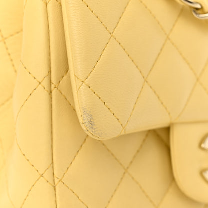 Chanel Lambskin Quilted Mini Square Flap Light Yellow 16 of 19