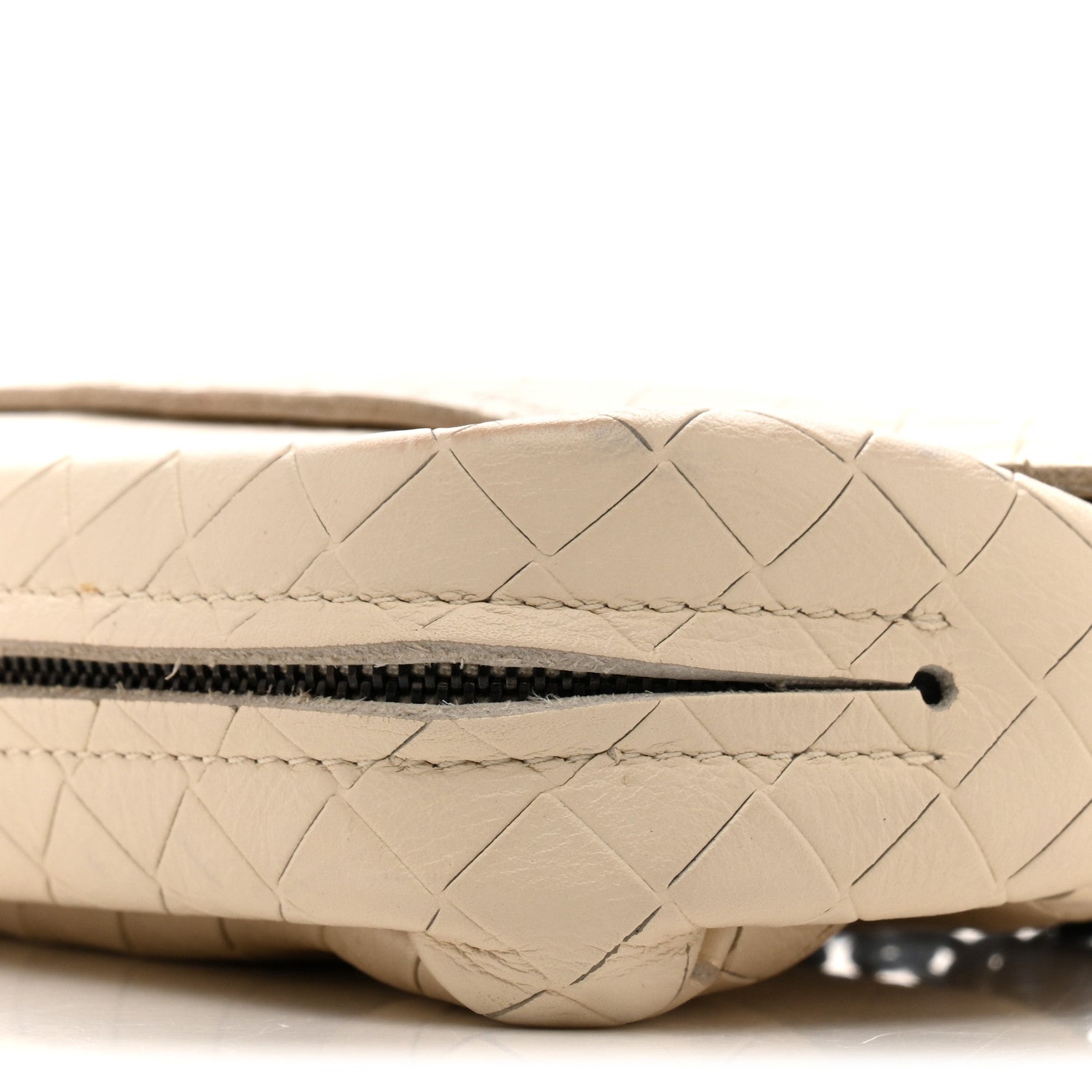 Bottega Veneta Calfskin Intrecciomirage Embossed Butterfly Small Chain Crossbody Colonial 9 of 15