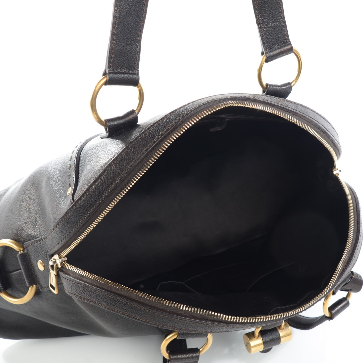 Calfskin Large Muse Chocolate