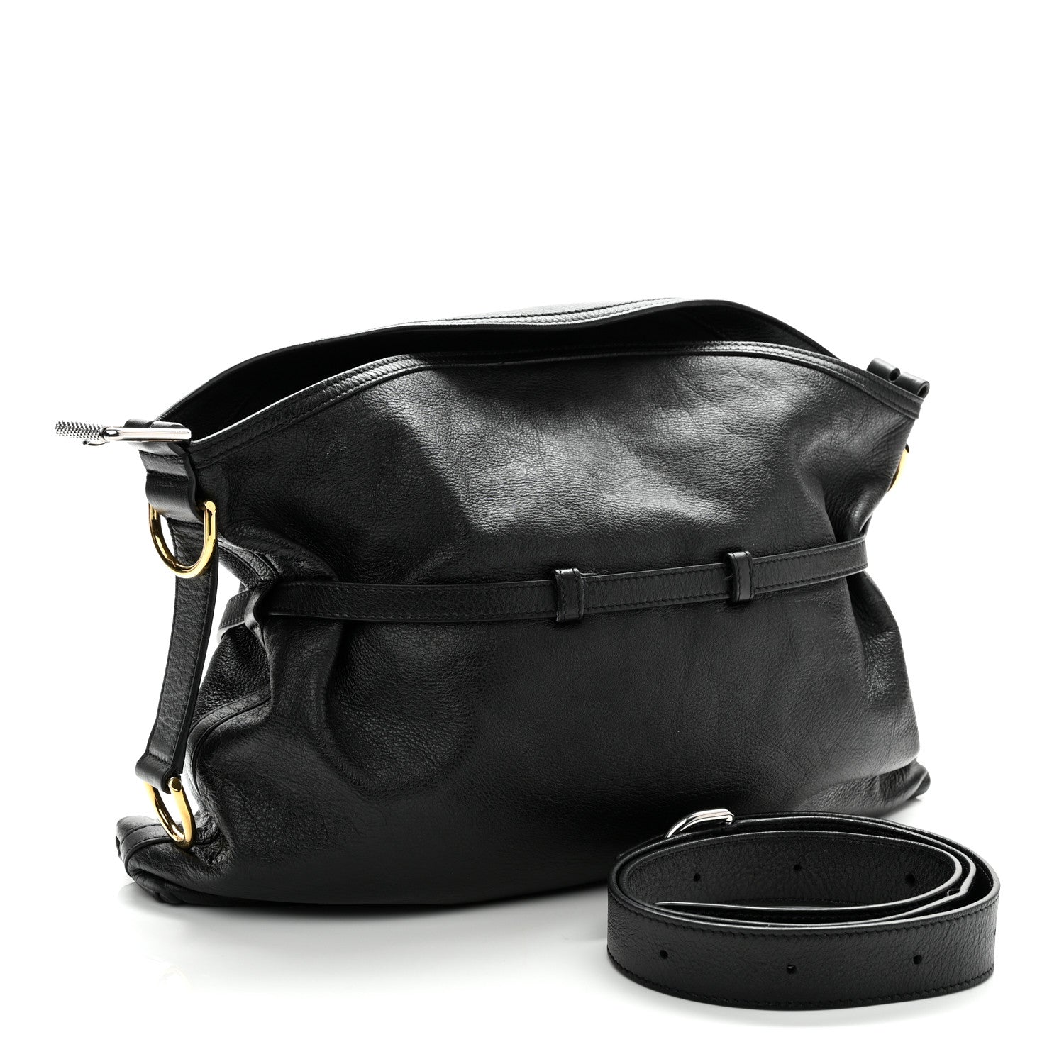 Givenchy Calfskin Medium Voyou Bag Black 2 of 10