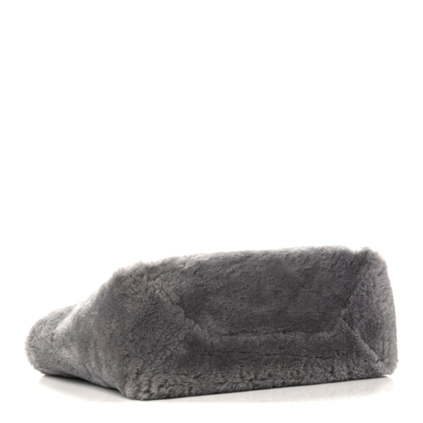 Merino Wool Papier A6 Zip Around Tote Gris Haussmannien