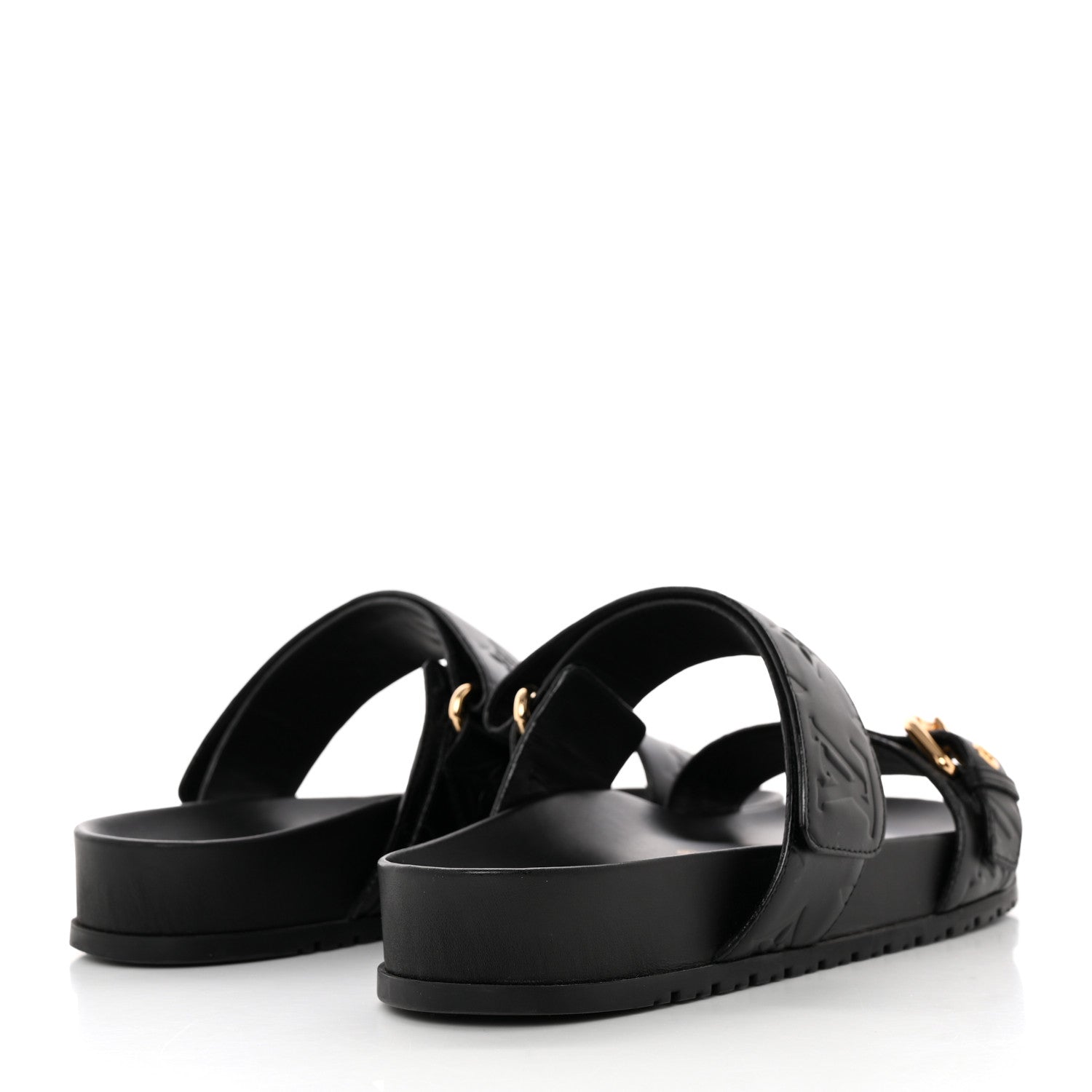 Louis Vuitton Empreinte Bom Dia Mule Sandals 38 Black 4 of 12