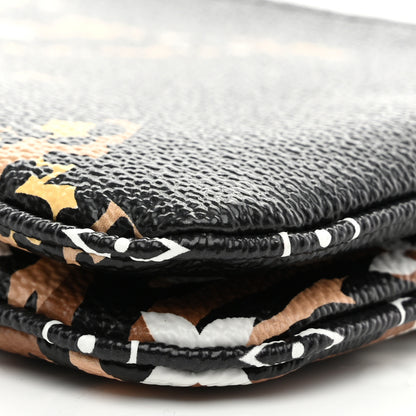 Louis Vuitton Monogram Giant Jungle Pochette Double Zip Black 11 of 11