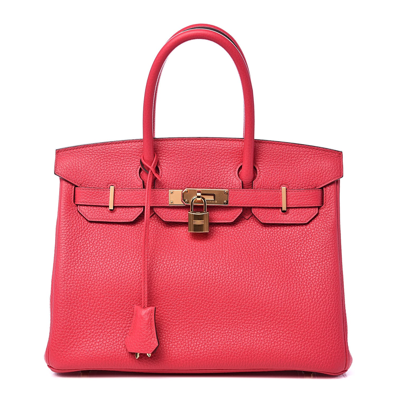 Hermes Taurillon Clemence Birkin 30 Rose Extreme 1 of 29