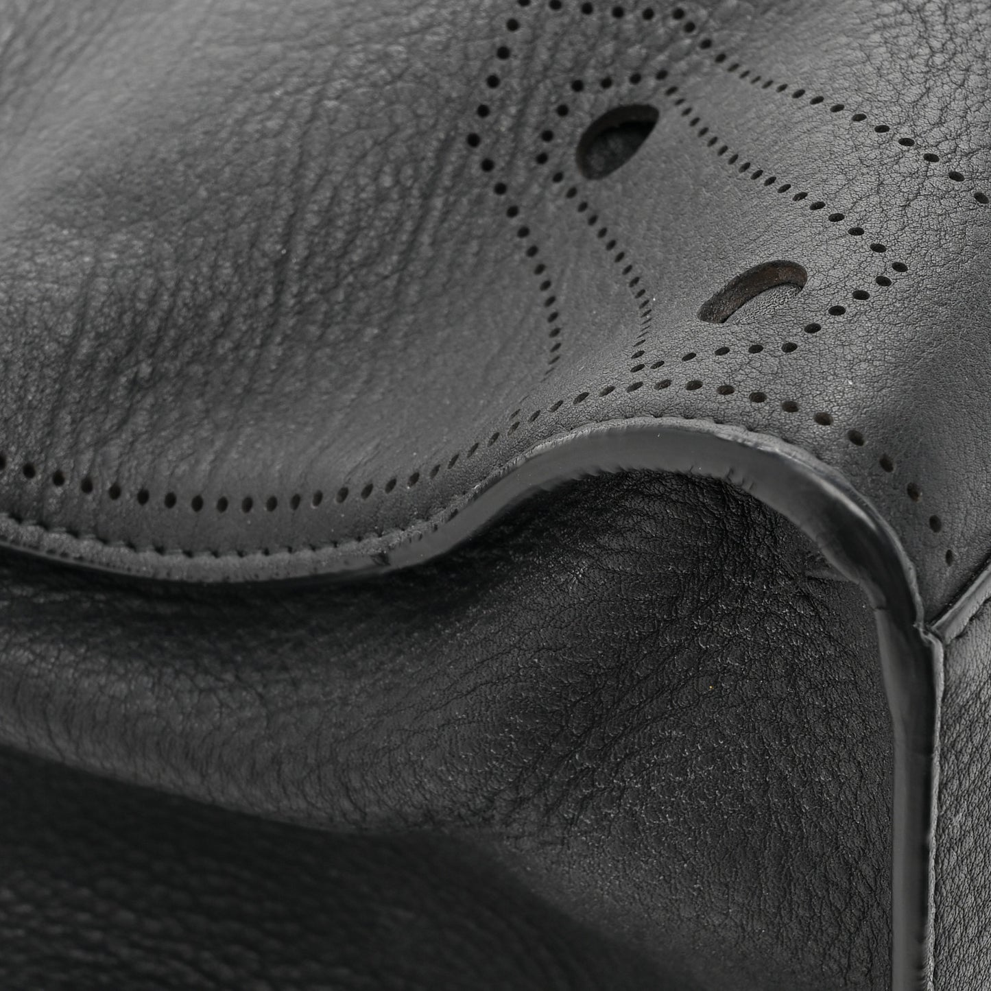 Veau Soyeux Perforated Blackout Hardware City Black