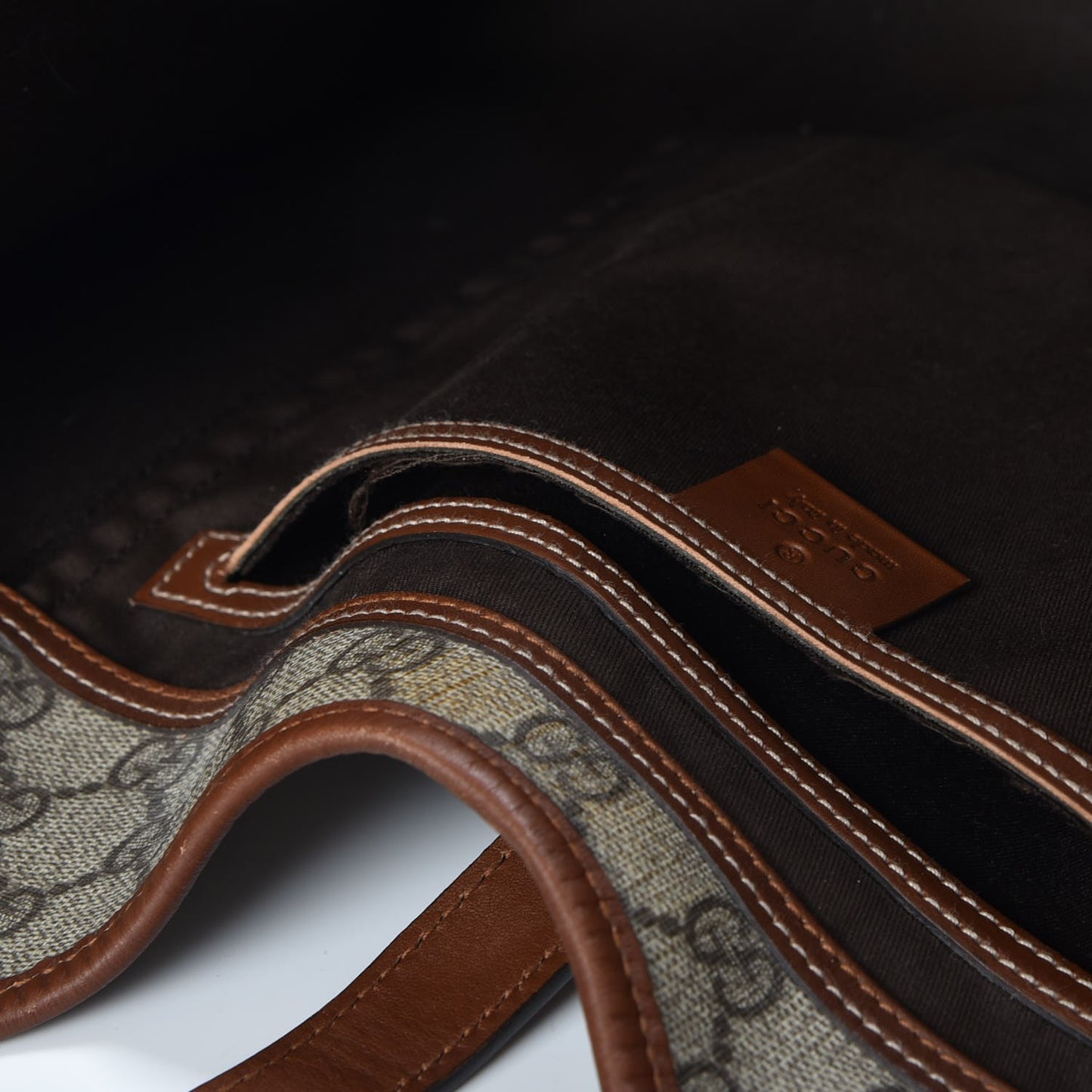 GG Plus Monogram Large Joy Shoulder Bag Brown