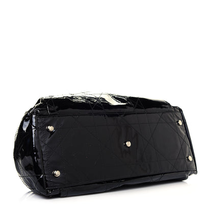 Christian Dior Patent Cannage Medium Le Trente Tote Black 3 of 4