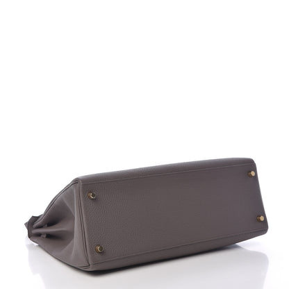 Hermes Togo Kelly Retourne 35 Etain 5 of 40