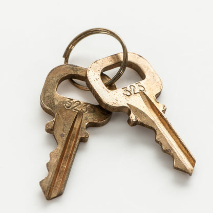 Louis Vuitton Brass Lock and Key Set #323 4 of 5