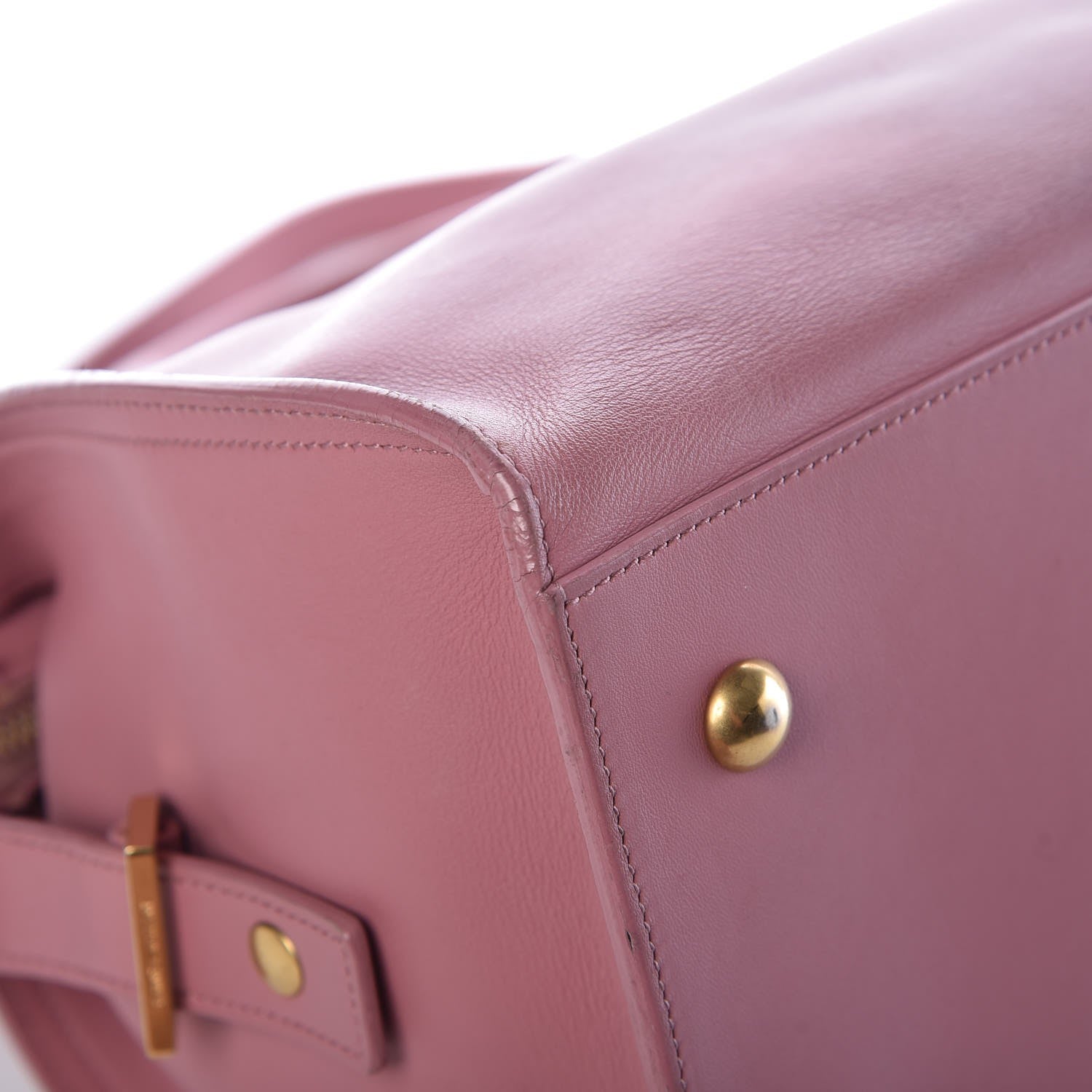 Saint Laurent Calfskin Small Classic Y Cabas Vieux Rose 14 of 14