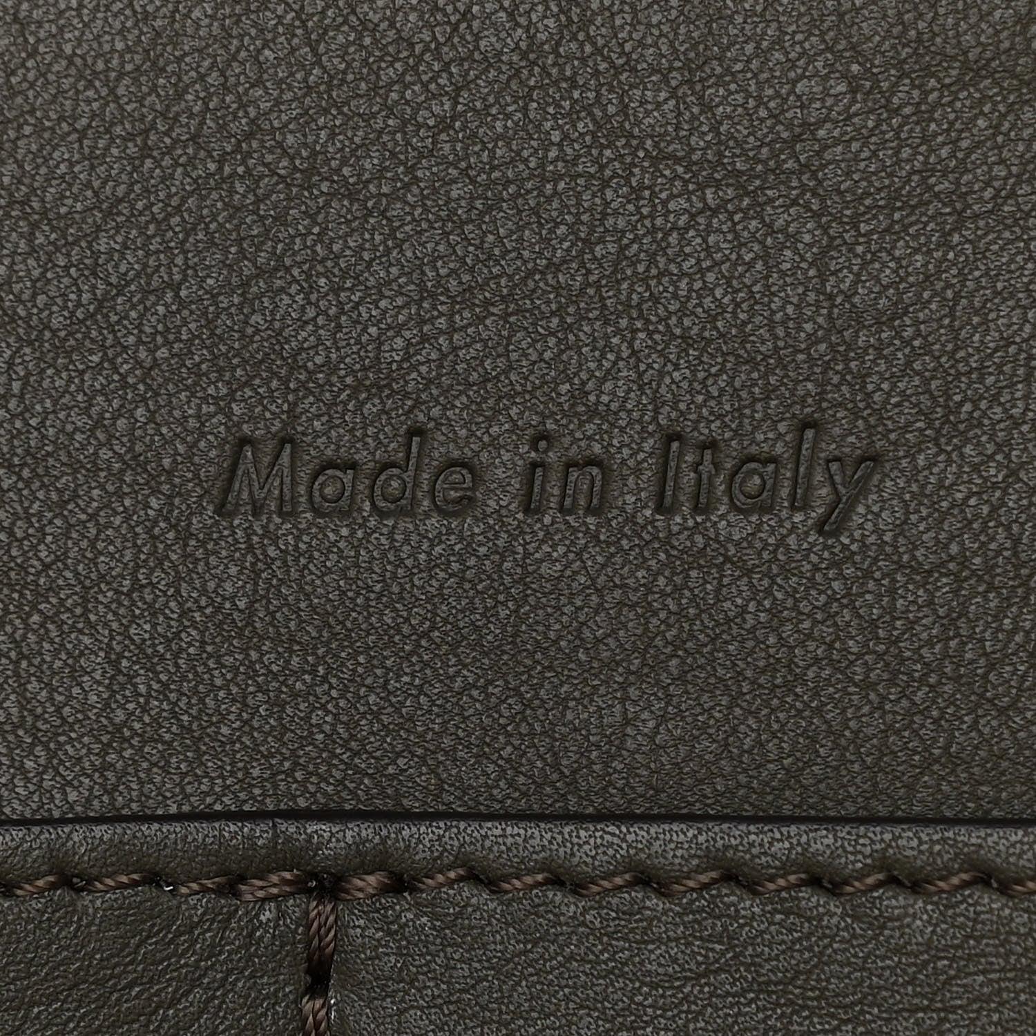 Celine Smooth Calfskin Medium Tri-Fold Bag Khaki 7 of 11