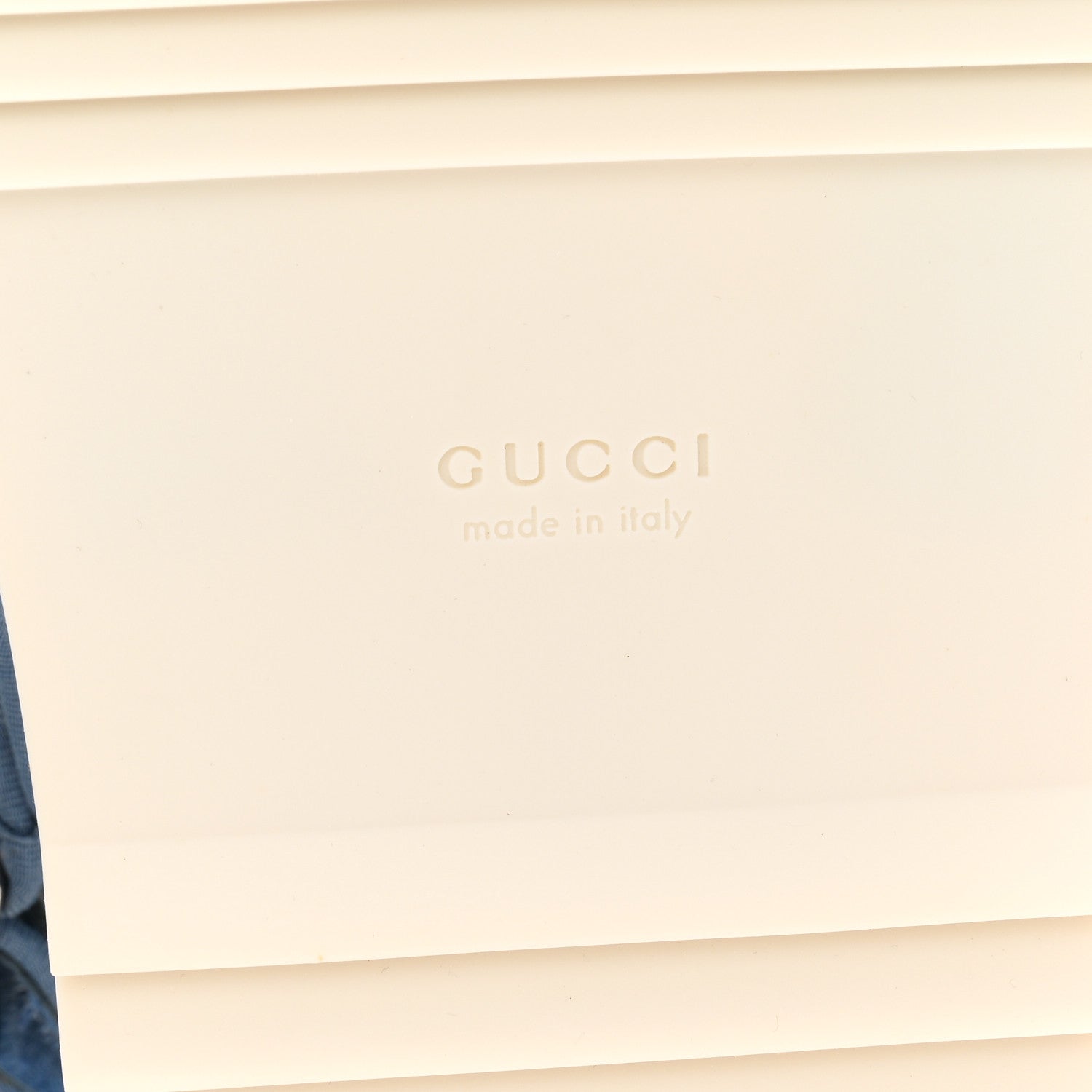 Gucci New Denim Delave GG Monogram Womens Dad Sandals 37 Light Blue Avion 7 of 10