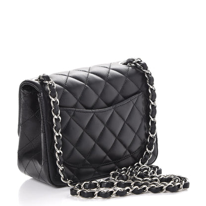 Chanel Lambskin Quilted Mini Square Flap Black 3 of 8