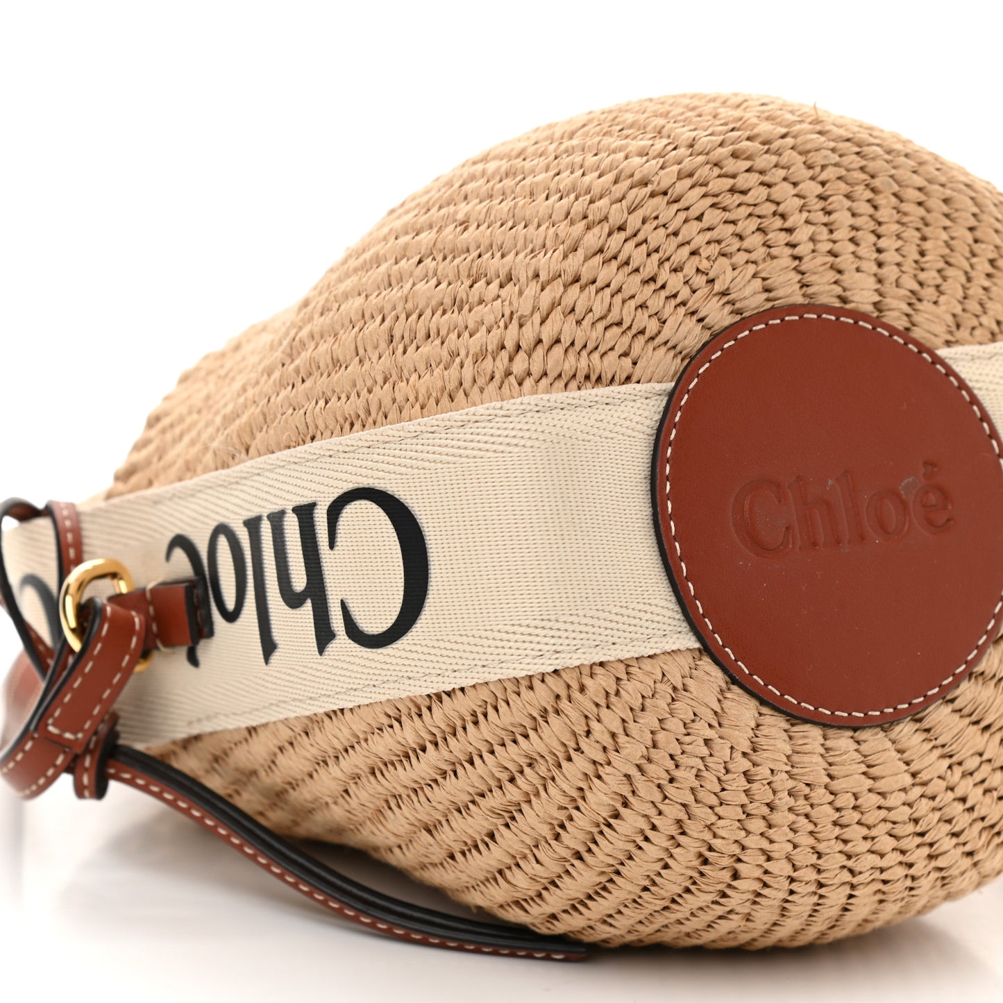 Natural Woven Fiber Small Woody Basket