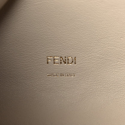 Fendi Vitello Seta Nabuk Pequin Medium Peekaboo X-Lite Blue Brown 6 of 10