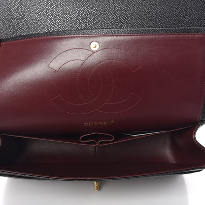 Chanel Caviar Quilted Jumbo Double Flap Black 5 of 10