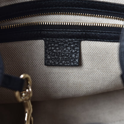 Gucci Pebbled Calfskin Small Soho Shoulder Bag Black 6 of 9
