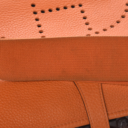 Hermes Taurillon Clemence Evelyne III GM Orange 21 of 21