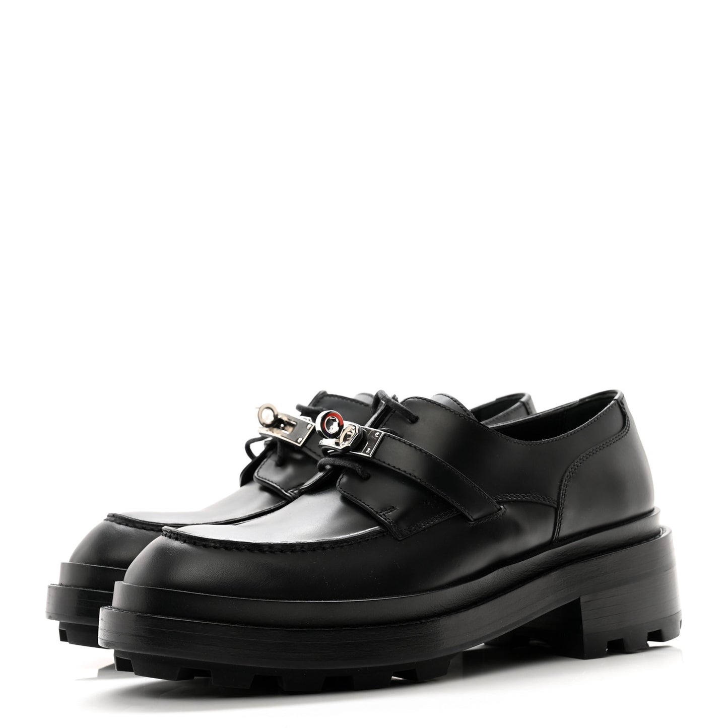 Glossed Calfskin First Oxford 36 Black