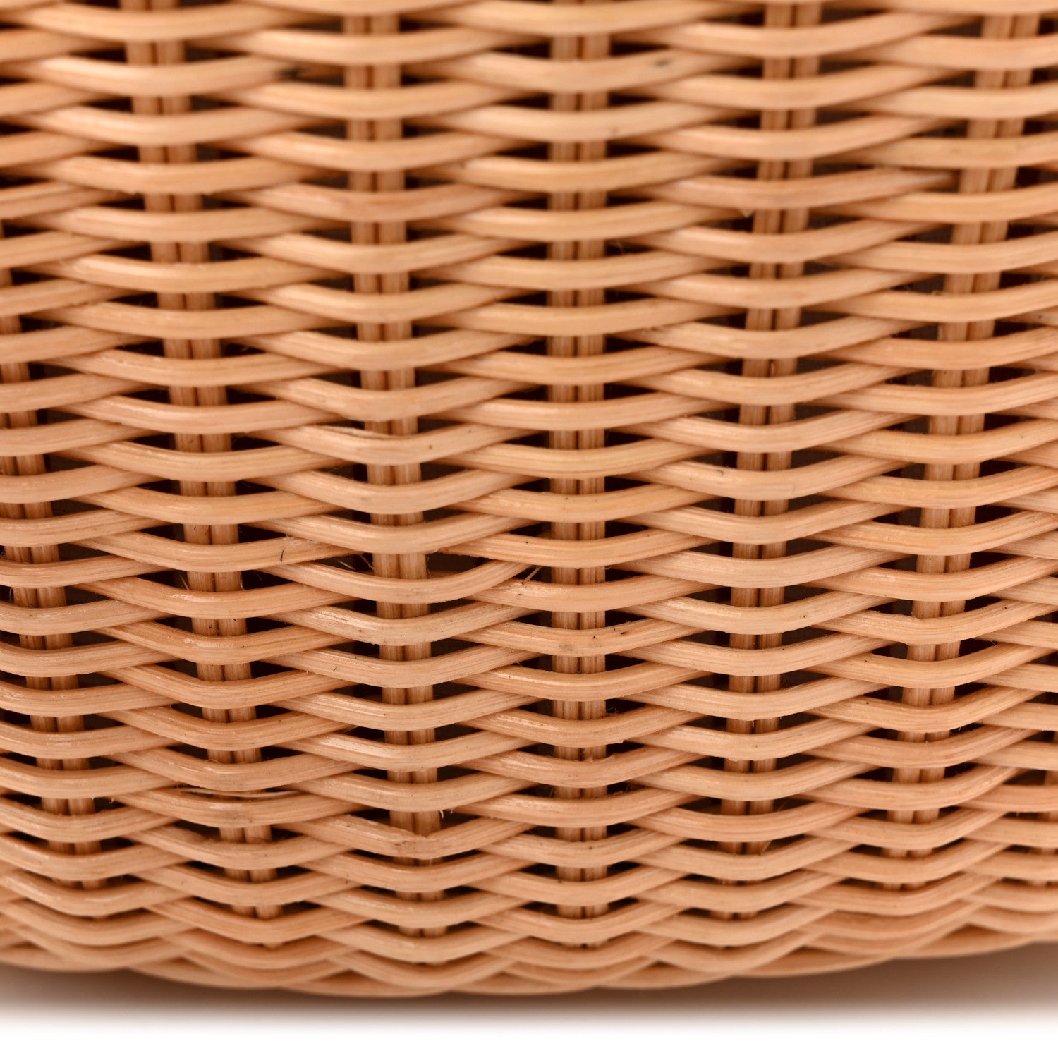 Prada Wicker Canvas Striped Shoulder Bag Naturale Rosso 12 of 12
