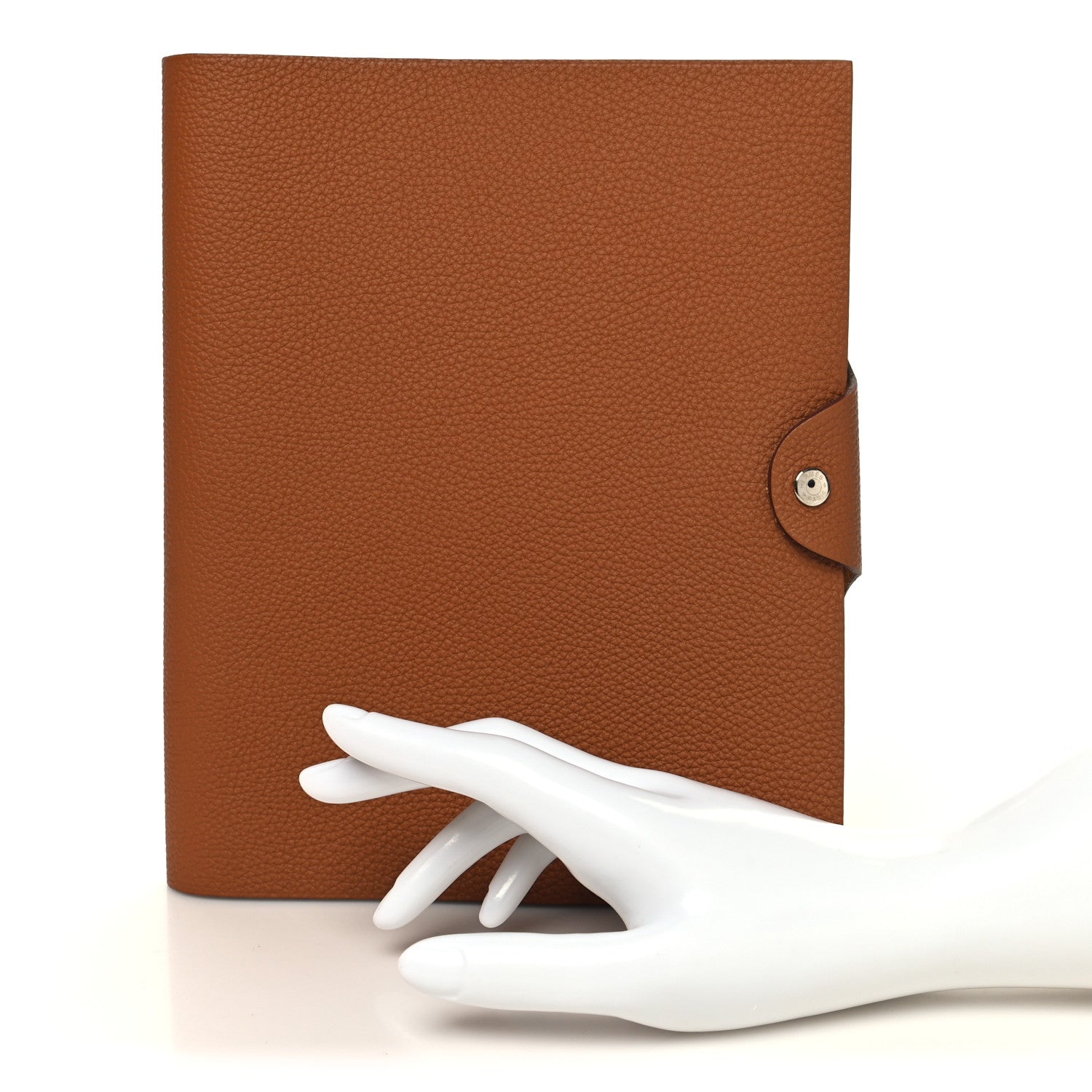 Hermes Togo Ulysse MM Notebook Cover Gold 2 of 10