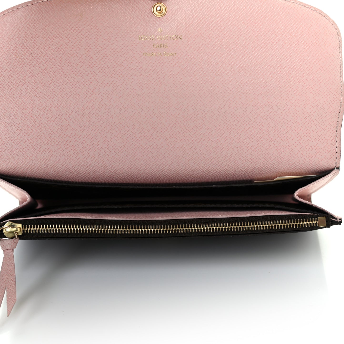 Monogram Emilie Wallet Rose Ballerine