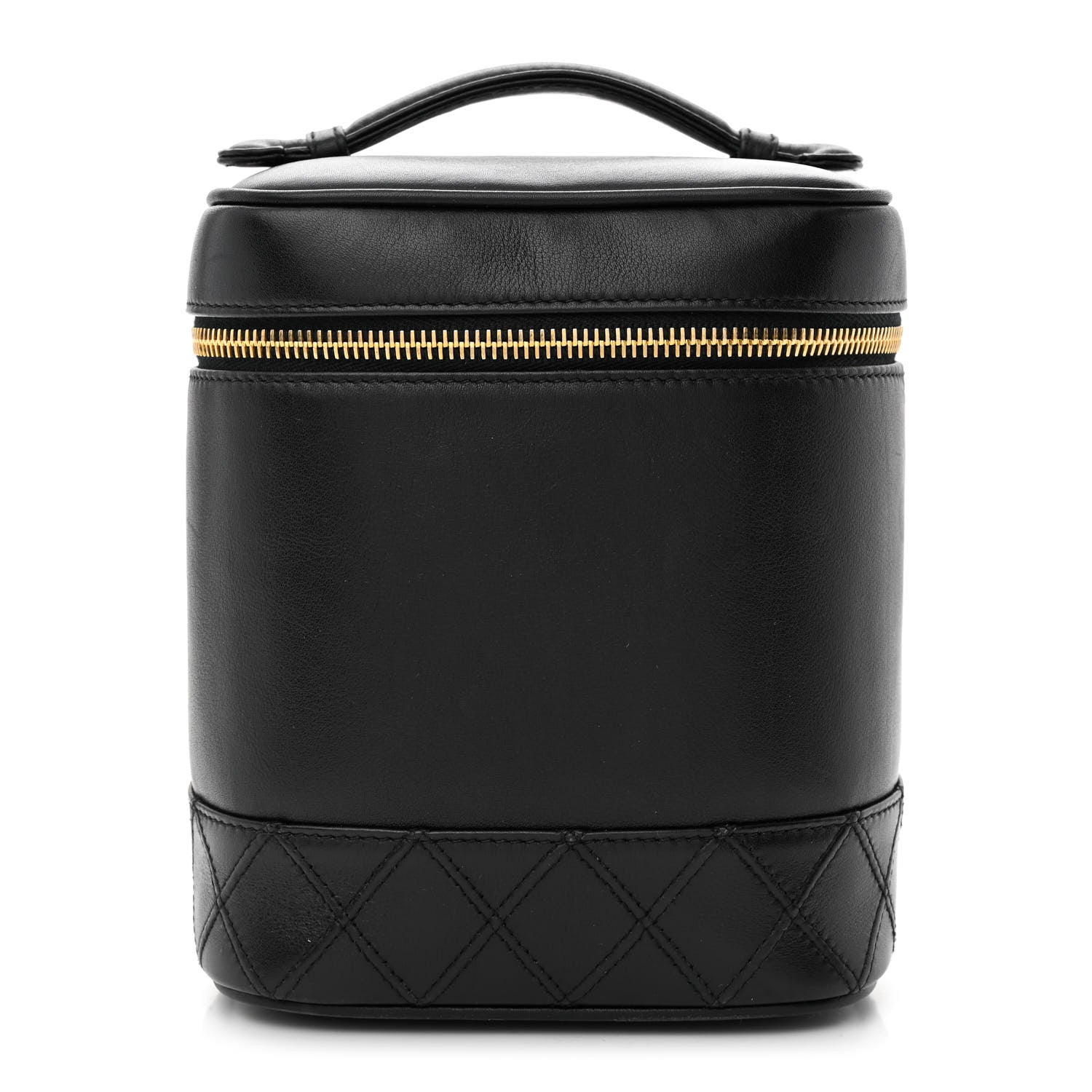 Chanel Lambskin Vanity Cosmetic Case Black 1 of 12