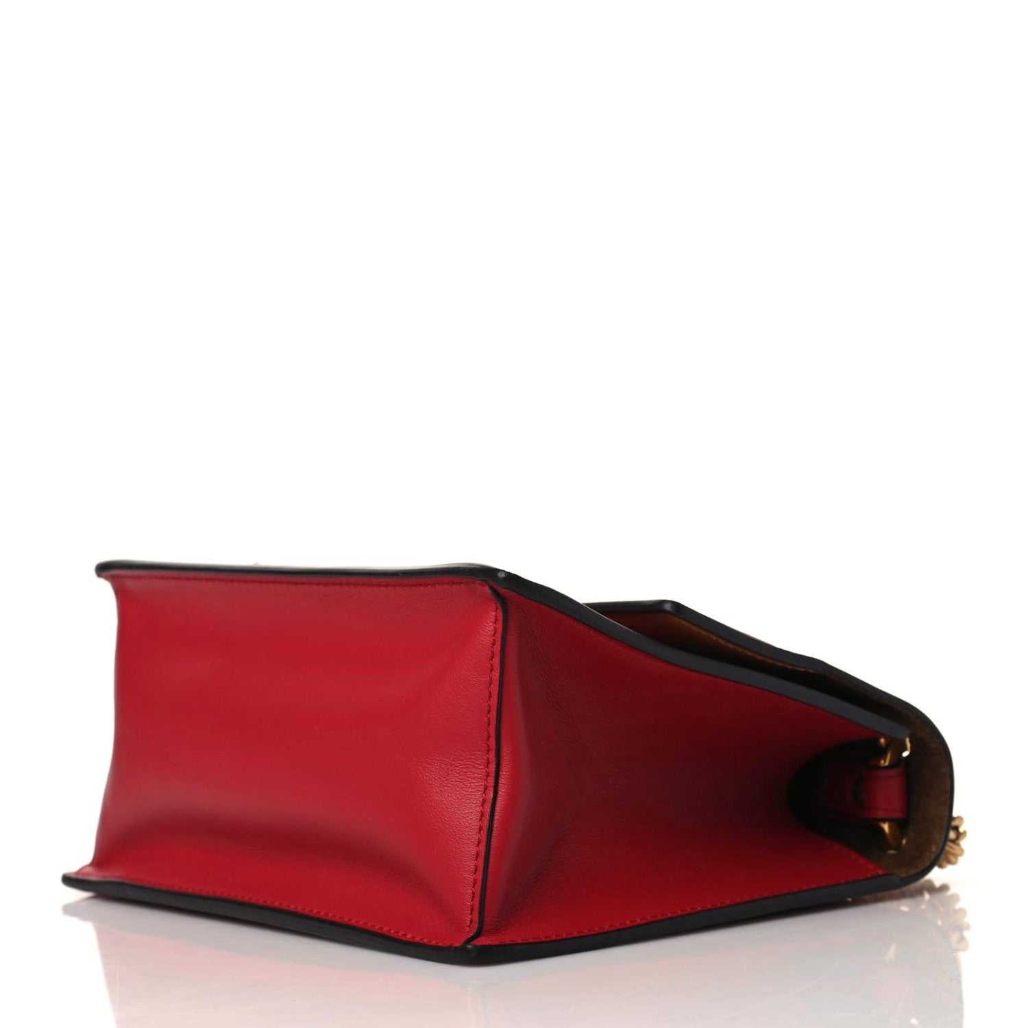 Fendi Vitello Grace Matte Small Kan U Shoulder Bag Fragola 5 of 8