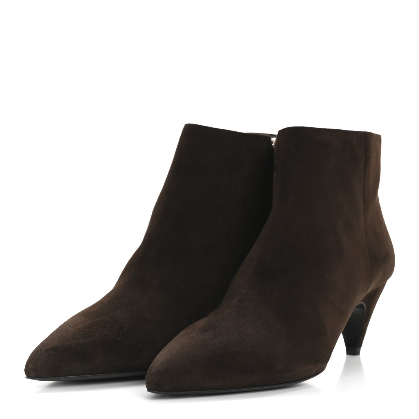 Suede Ankle Boots 40 Brown