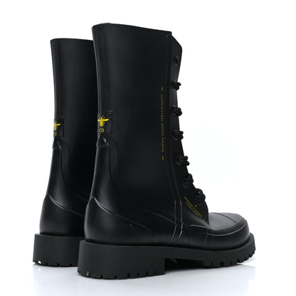 Christian Dior Rubber Diorcamp Low Boots 42 Black 4 of 8