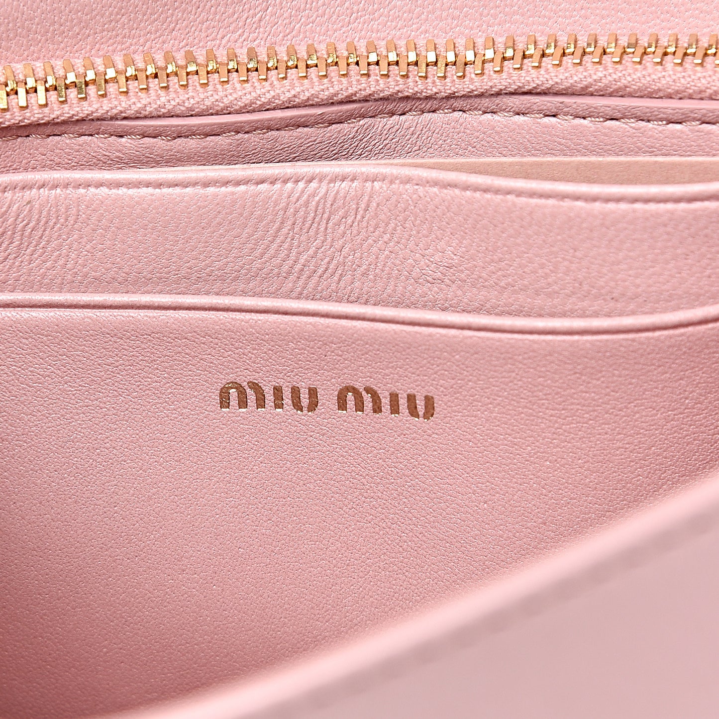 Nappa Matelasse Chain Crossbody Bag Orchidea