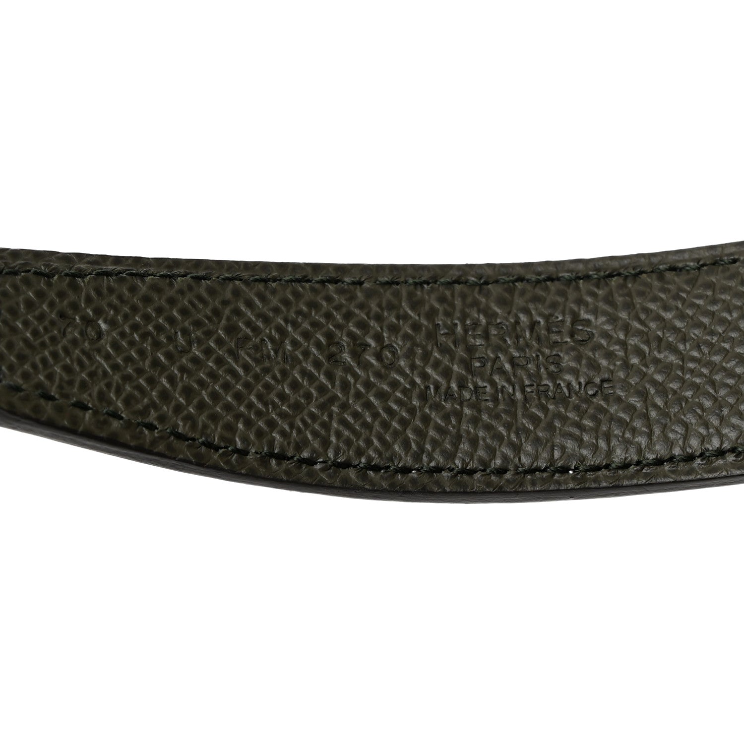Hermes Swift Epsom 24mm Constance H Belt 70 28 Mauve Pale Vert De Gris 4 of 7