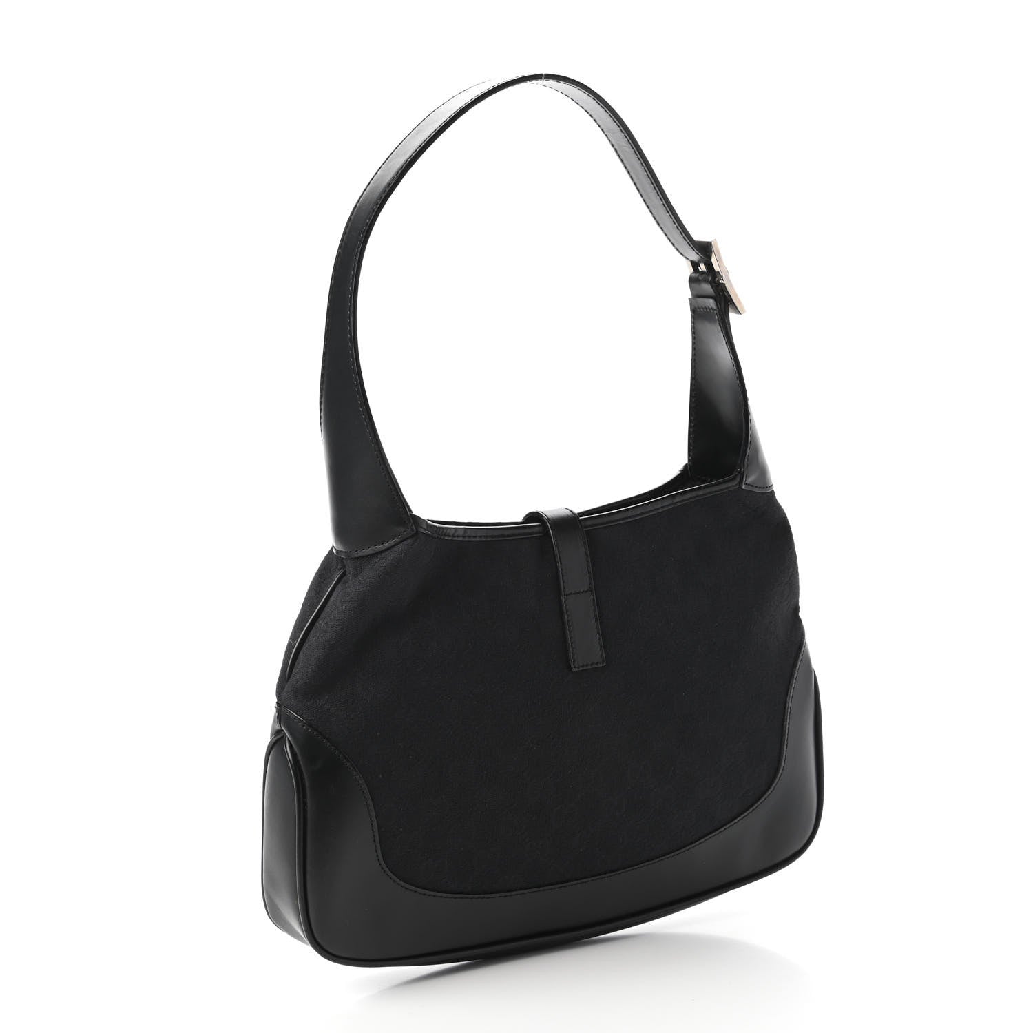 Gucci Monogram Small Jackie O Hobo Black 3 of 10