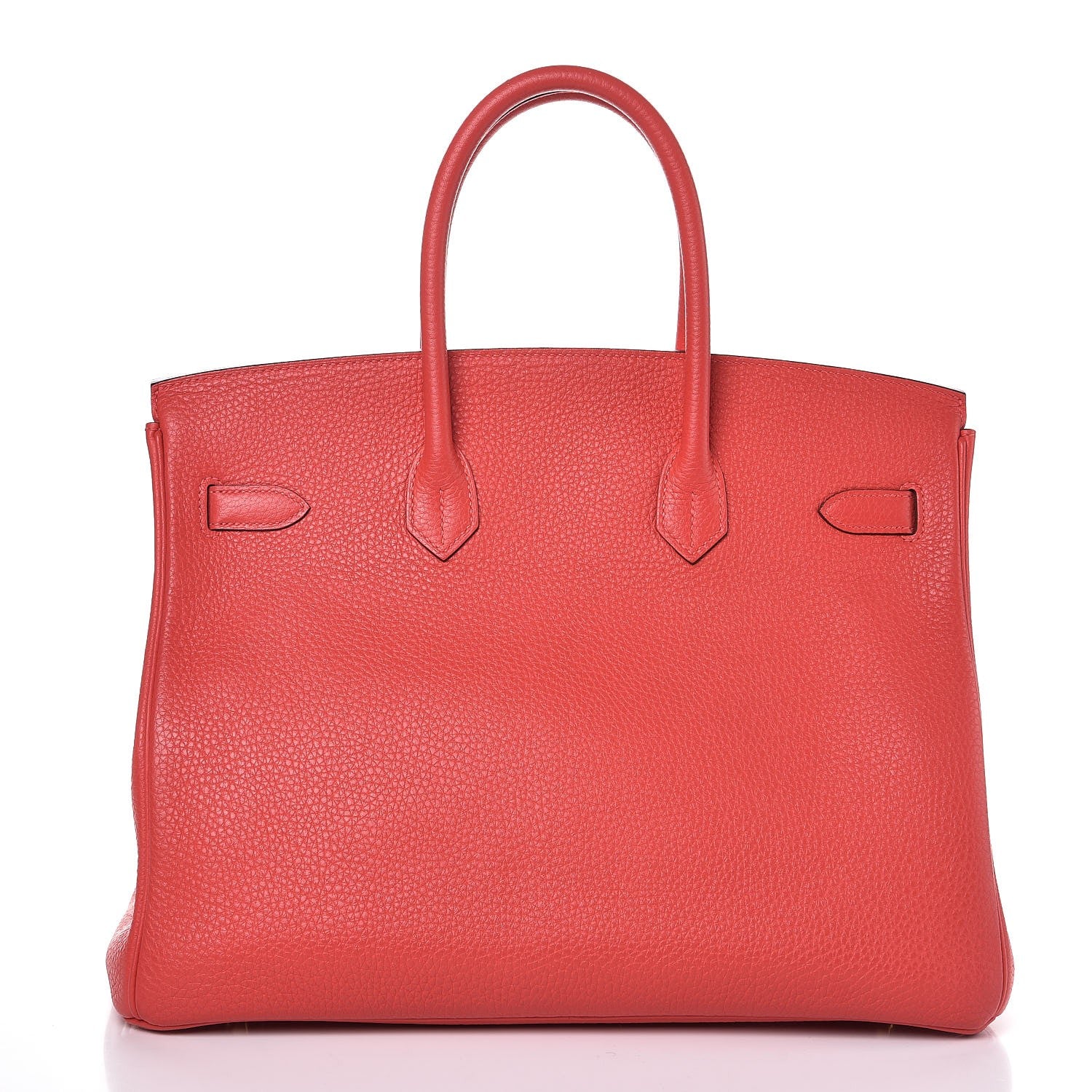 Hermes Taurillon Clemence Birkin 35 Rouge Pivoine 4 of 37
