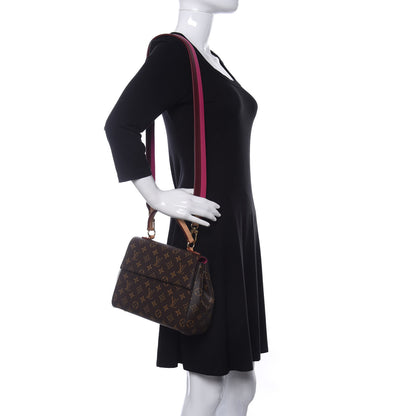 Louis Vuitton Monogram Cluny BB Bordeaux Fuchsia 2 of 9