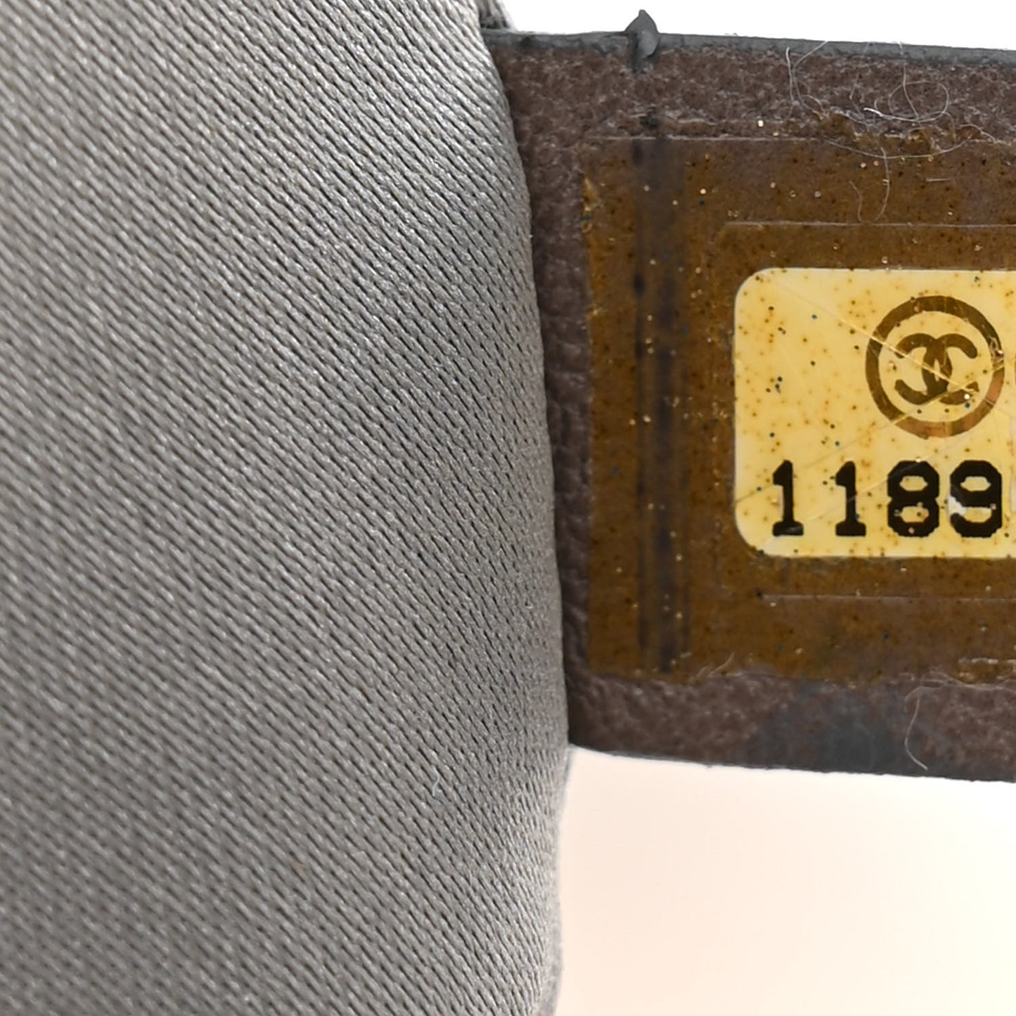 Calfskin Modern Chain Rhodoid Hobo White