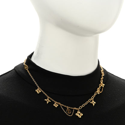 Louis Vuitton Metal Blooming Supple Necklace Gold 2 of 8
