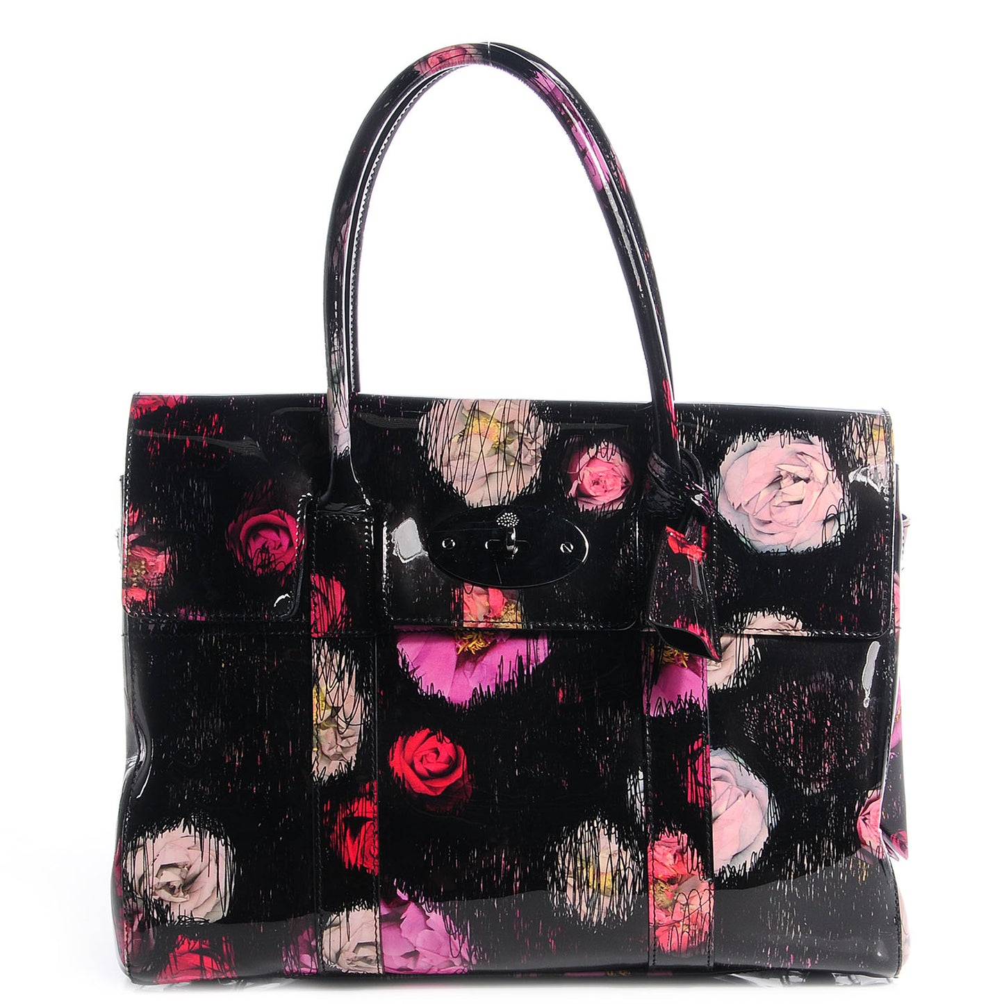 Patent Leather Scribbly Flora Bayswater Multicolor