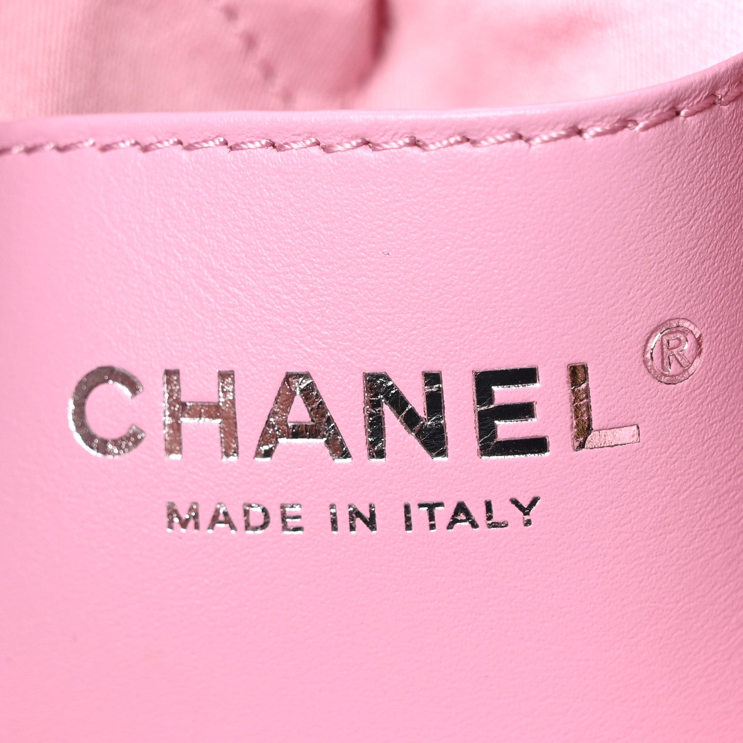 Chanel Metallic Lambskin Lacquered Monochrome Quilted Mini Chanel 22 Pink 5 of 9
