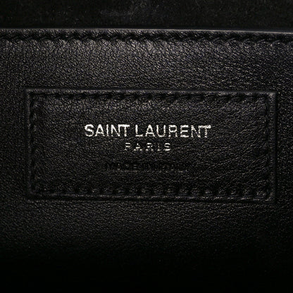 Saint Laurent Calfskin Crystal Star Medium Monogram Kate Satchel Black 7 of 11