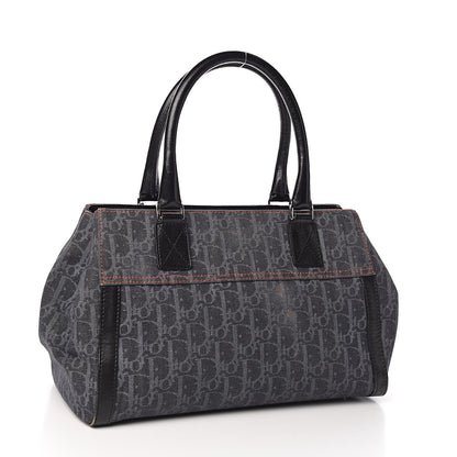 Christian Dior Denim Monogram Flight Tote Blue 3 of 14