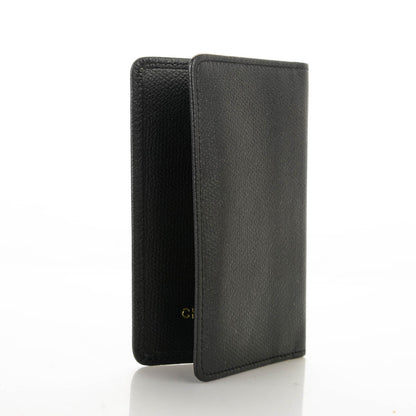 Chanel Grained Calfskin Small CC Button Pocket Agenda Cover Black 3 of 7