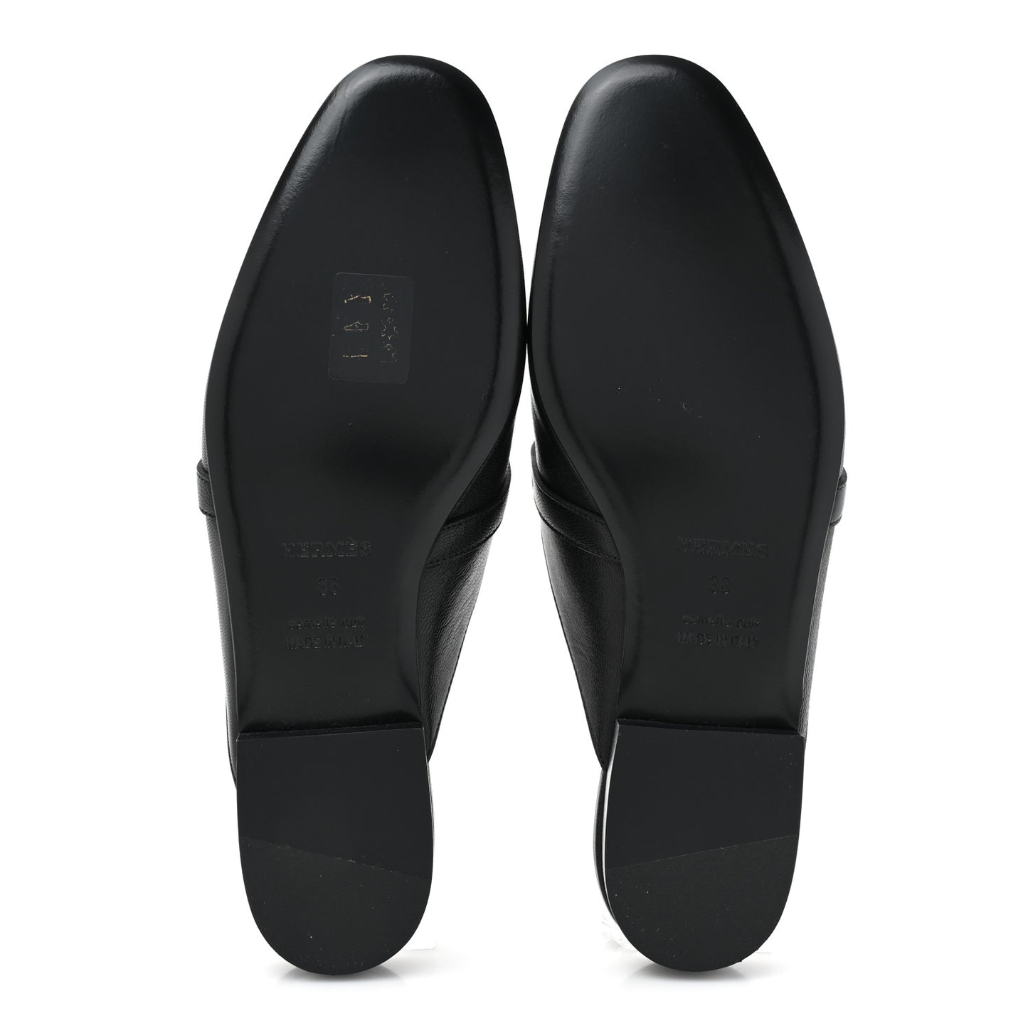Goatskin Oz Mules 38 Black