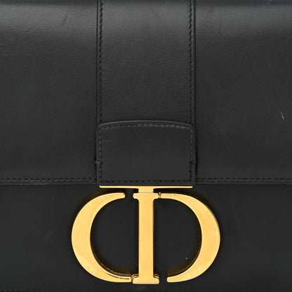 Christian Dior Smooth Calfskin 30 Montaigne Flap Bag Black 8 of 17