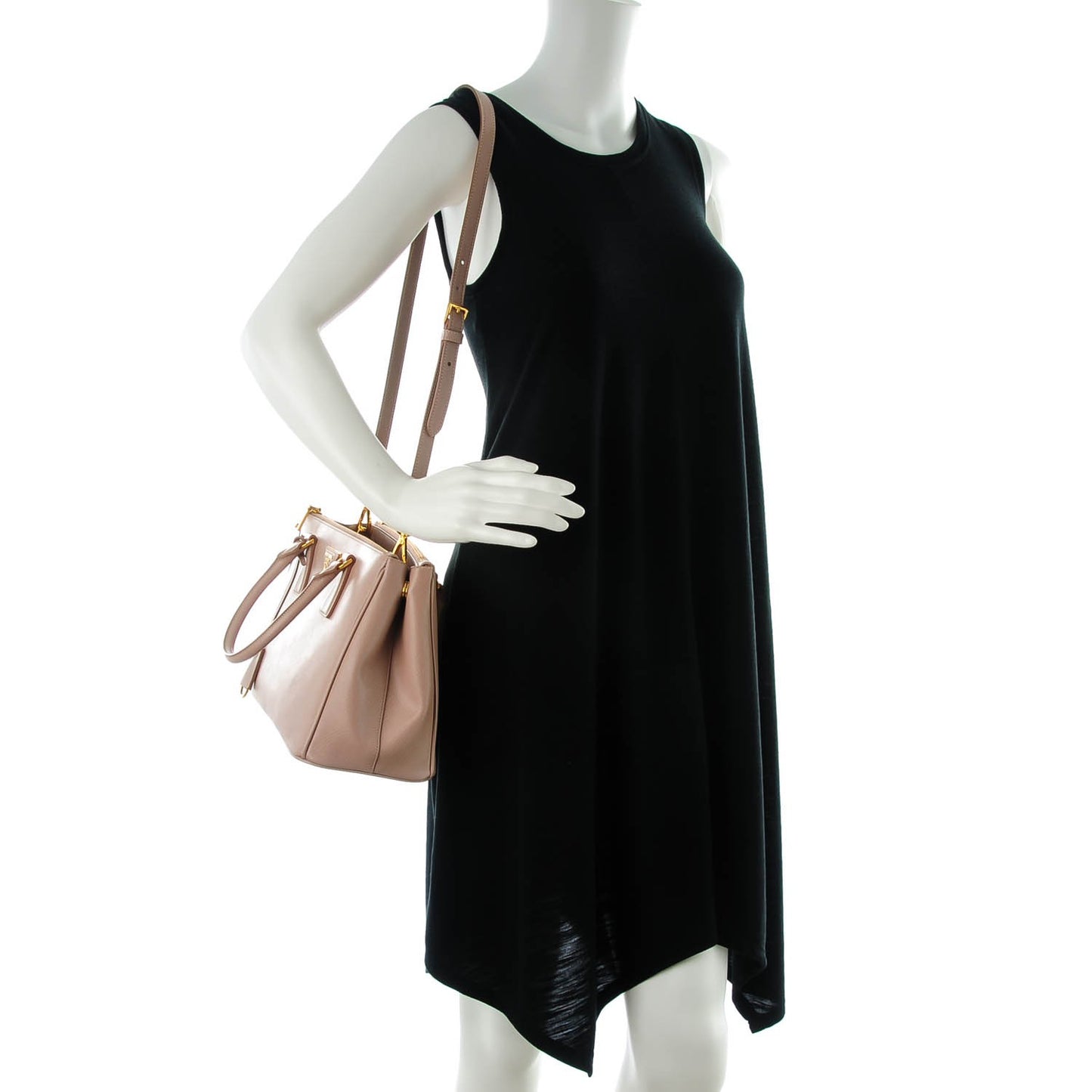 Saffiano Small Galleria Double Zip Tote Cammeo