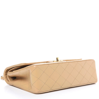 Chanel Lambskin Quilted Small Double Flap Beige 3 of 14
