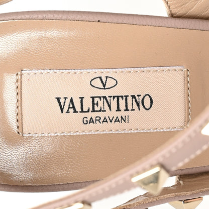 Valentino Garavani Nappa Rockstud Ankle Strap 100mm Pumps 40.5 Light Ivory Poudre 7 of 7